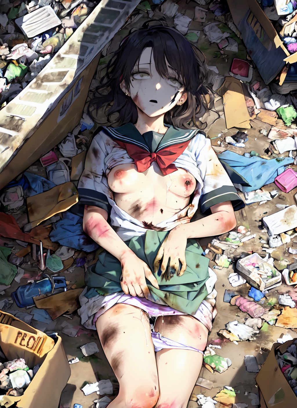 AI生成垃圾堆里的女尸[百度网盘/OD/716MB]