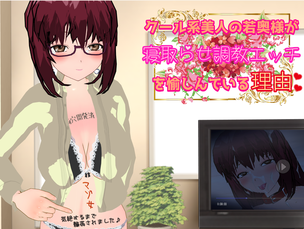 补NTR冷酷的美女人妻被人寝取并享受调教的理由 汉化PC/RPG/800M