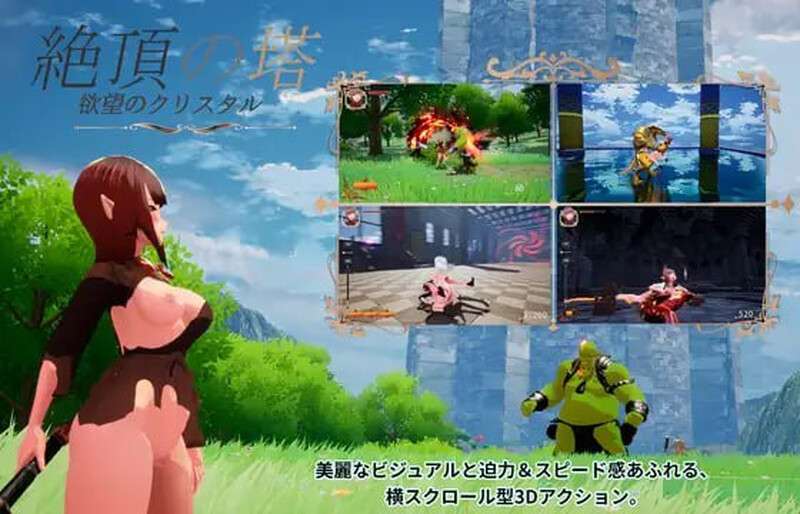 [动作ACT/战斗H/PC] 绝顶之塔 ~欲望的水晶~絶頂の塔 ~欲望のクリスタル~V1.0 生肉 [3G/百度/夸克]