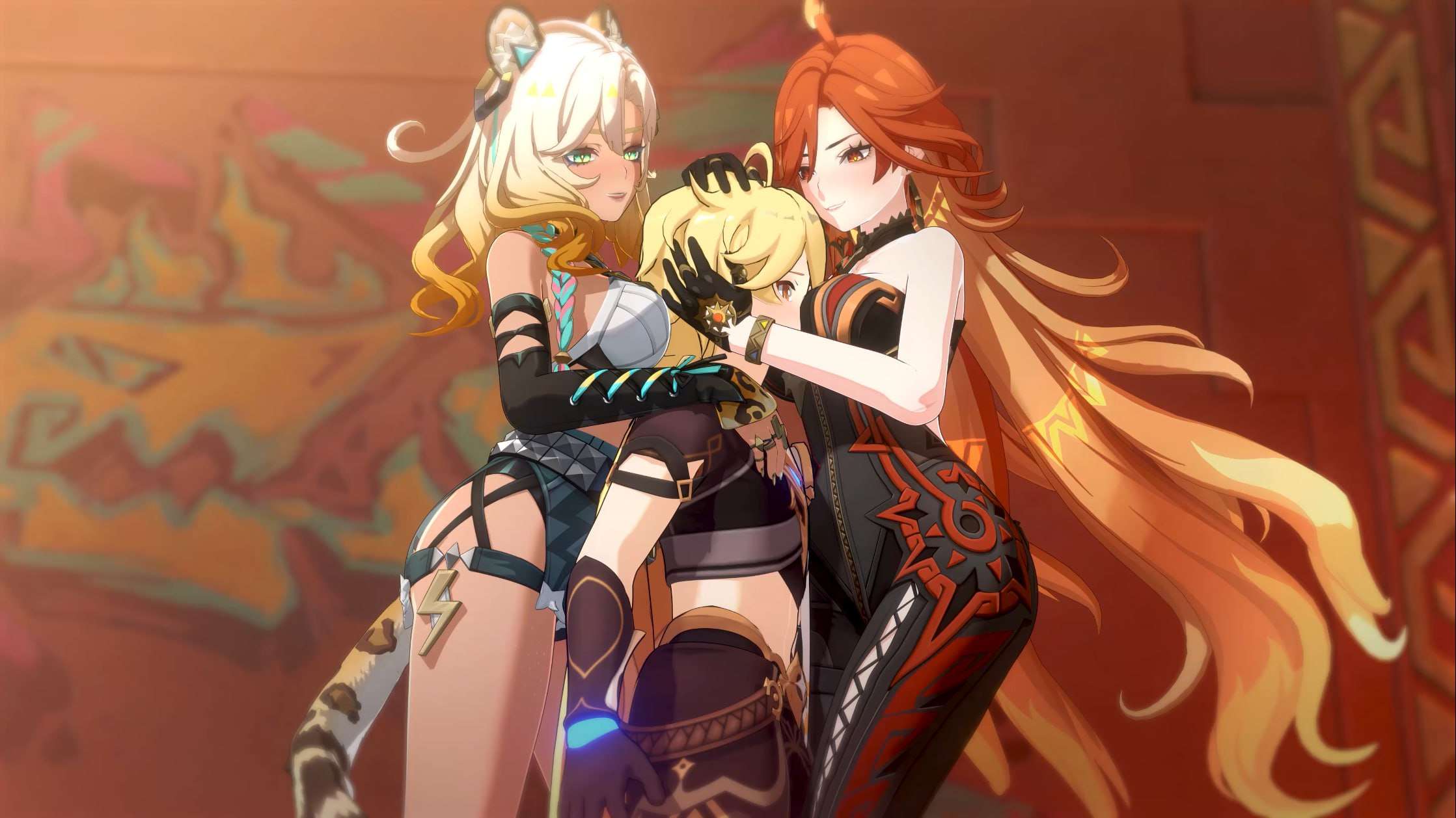 3D/无修正PastaPaprika大佬1月新作 旅行者被希诺宁 玛薇卡两位大姐姐榨精