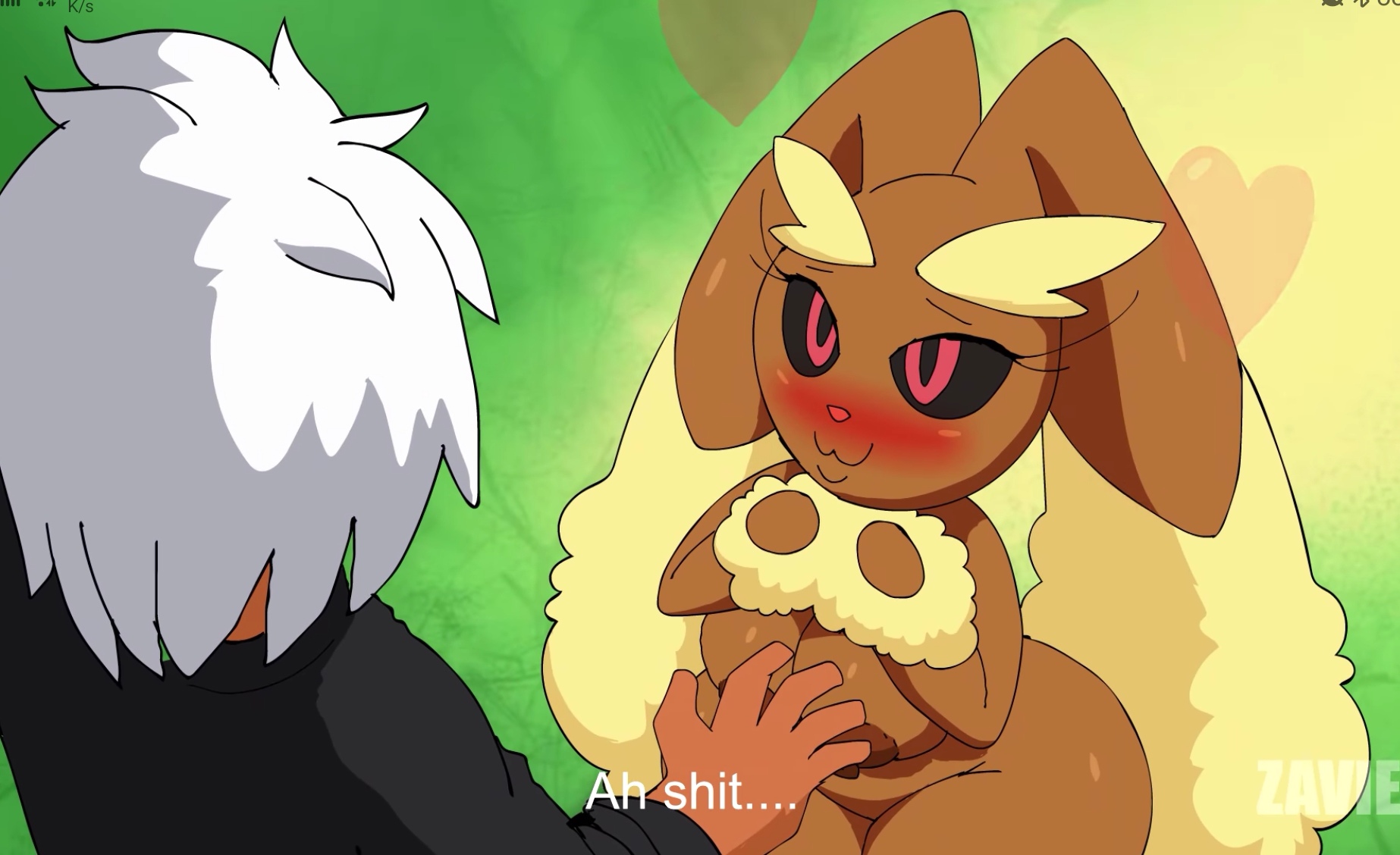 重口/英文福瑞动画 长耳兔x人类 作者zaviel