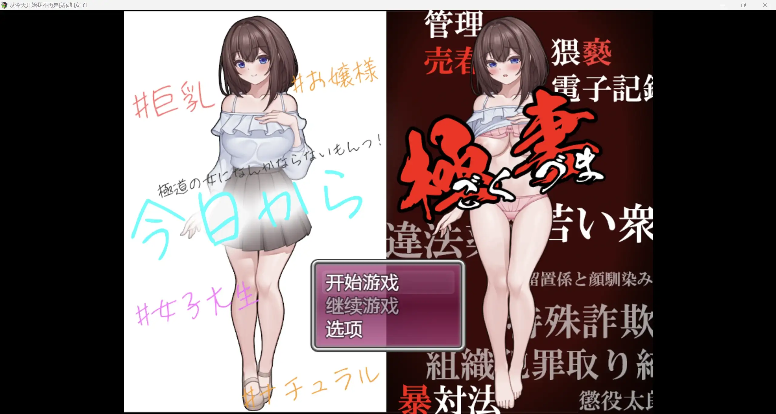 日系RPG/AIGPT汉化/2D今天起我不再是良家少女 WZ 1.0版PC+安卓/1.34g