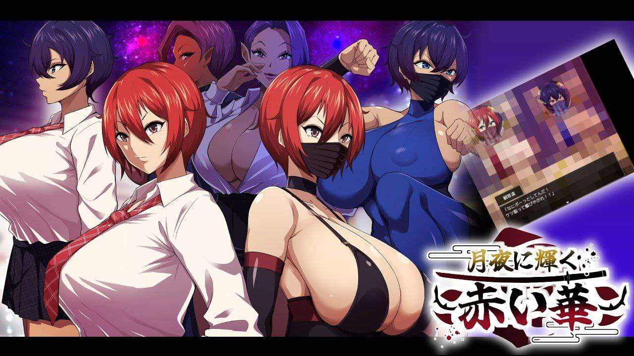 RPG动态PC安卓NTR-月夜に輝く赤い華 一朵红色的花在月光下闪闪发光 動作検証版 汉化版