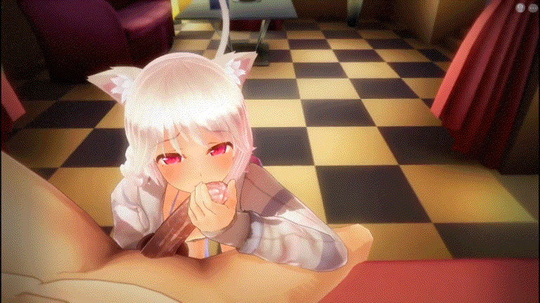 (白嫖)3D动画喵系列:可爱白猫