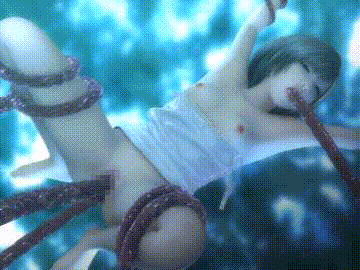 [3D动画/白嫖/经典][HY工房]最终幻想-尤菲:02_ユフィンと触手