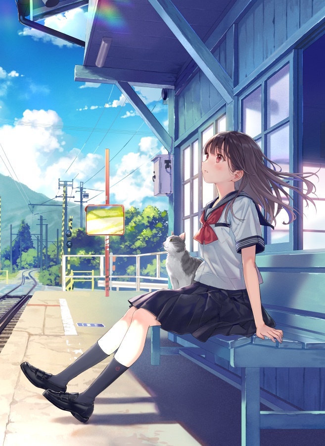 （全年龄/美图）人物与景相交融的画作