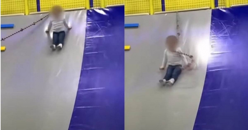 3歲女童遭繩索勒脖懸空吊溜滑梯上 媽目睹驚悚一幕嚇瘋
