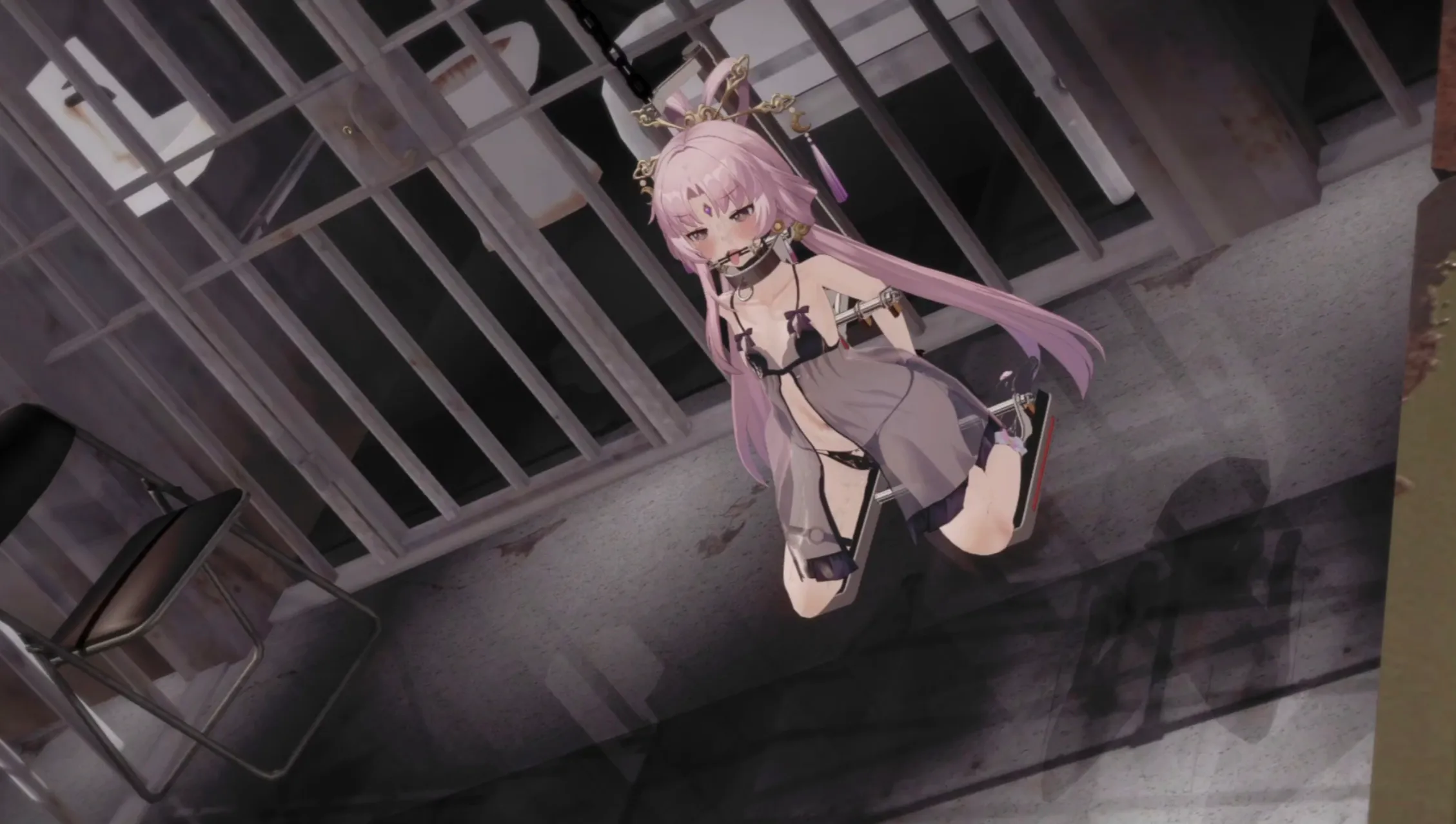 [iwara]鉄拘束マ○コ拷問 符玄