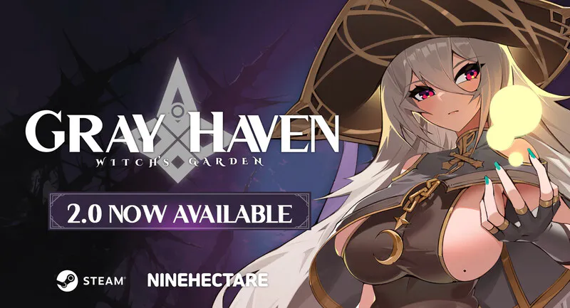 [动作ARPG/平面3D/全动态] 灰色乐园 Gray Haven : Witch’s Garden Ver4.2.4 官中版 