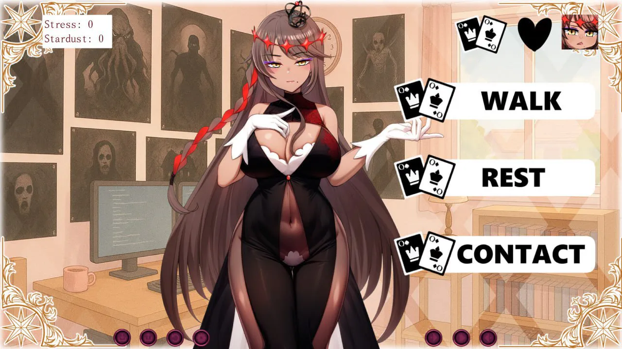 SLG/官方中文/步兵】每天都跟召唤出的克苏鲁少女玩桌游