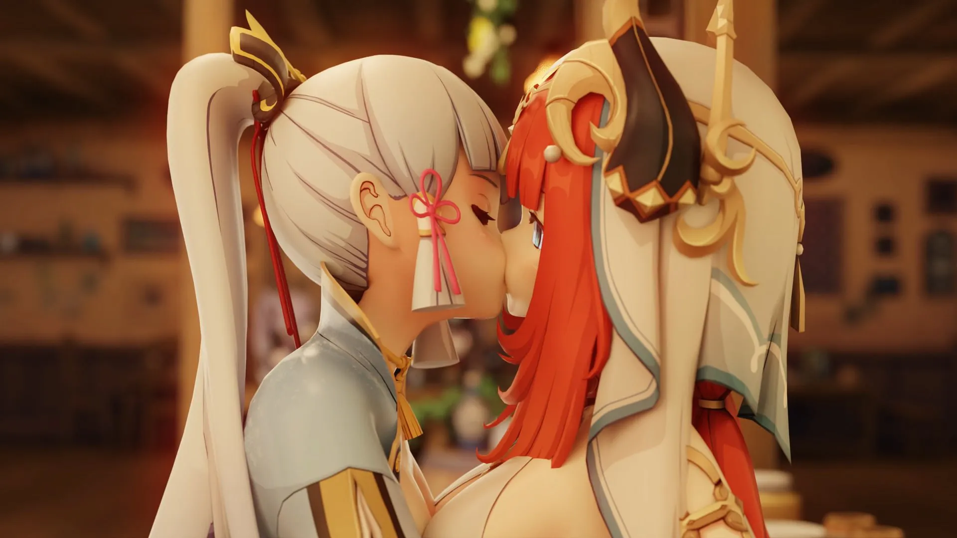 【3D动画/无修/futa】【TØCHER】26.03.03期 原神｜神里绫华｜妮露【1V/993M】