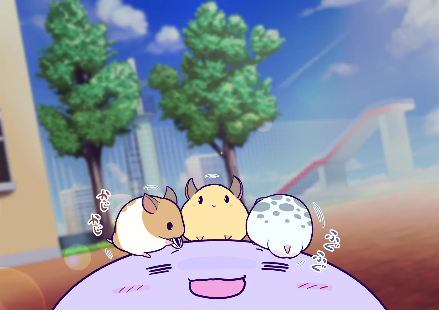 プールでアツアツ嫁さがし