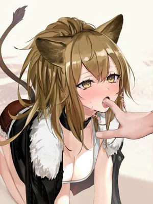 可爱大猫娘的口交侍奉(明日方舟H)更新至12话