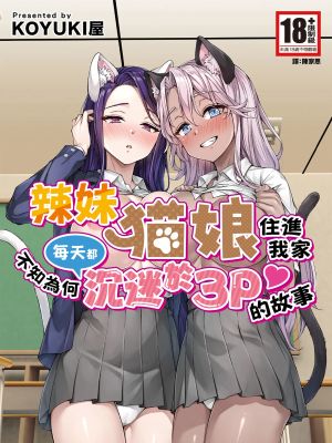 ギャル猫娘がうちに住み着いてなぜか毎日3P三昧になってしまう話|辣妹猫娘住进我家后不知为何每天都是3P的故事