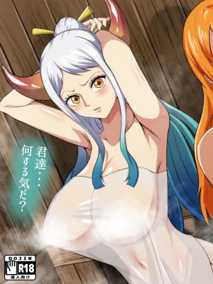 爆乳海賊の湯煙エッチ (ワンピース) [中国翻訳]