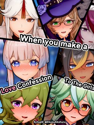Teyvat Girls Love Confession (原神) [中国翻訳]