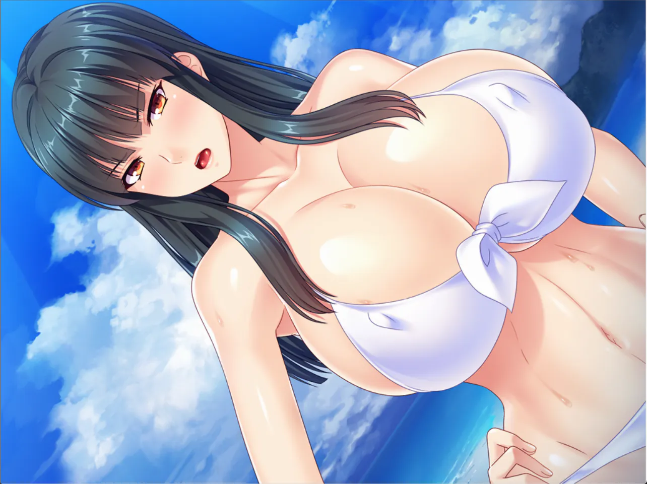 沙滩上的爆乳人妻【2026S33S10】爆乳水着人妻をビーチでデカチンナンパ 〜生真面目ぶって渋るのにハメるとイキまくるマゾ牝を孕ませオナホに躾ける夏〜【ADV/PC/存档】