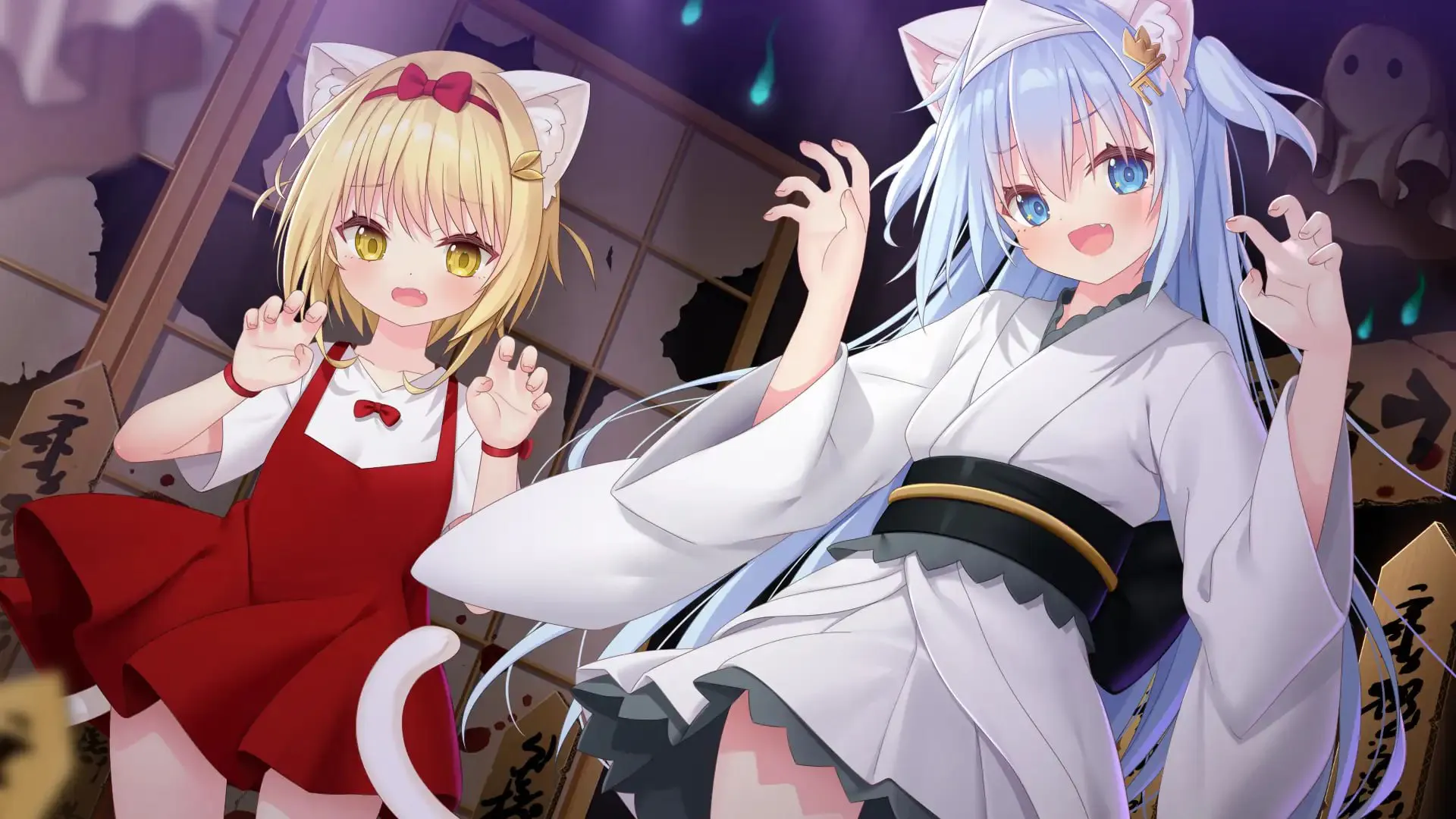 [ADV/官中/PC/CV/同居/甜蜜/兽耳/姐妹/萌]家喵二三事Vol.2/ウチのペット事情Vol.2 STEAM版