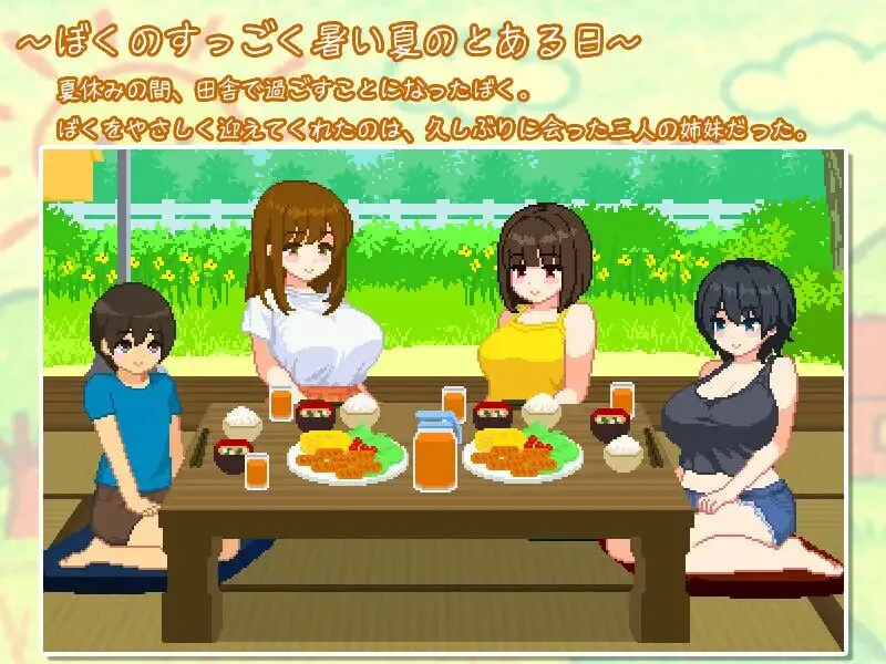 新作[日式SLG/像素动态] 与夏日姐姐们的甜蜜时光 ぼくと夏のおねえちゃん達 v1.0.2 Steam官中步兵版+全回想存档 