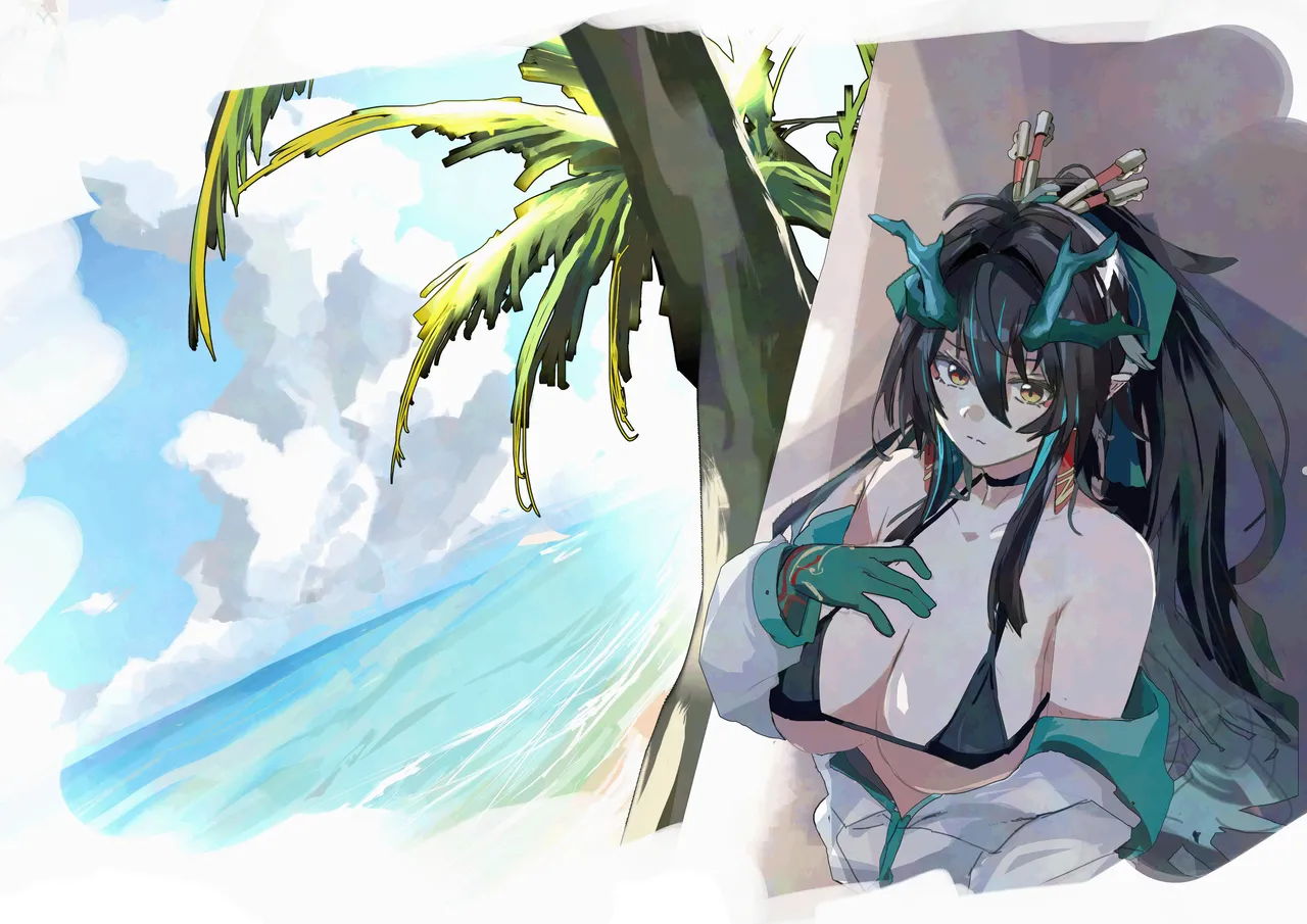 シーと水着エッチする本 (アークナイツ)